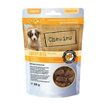 Chewies Lucky Bits Friandises pour chien Junior au bœuf et au poulet pour chiots – Friandises pour chien sans céréales et douces avec beaucoup de protéines et de superaliments comme la levure de bière