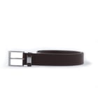 Boss Mens Logo Emed Keeper Leather Belt - Brown - Size 38 (Waist)