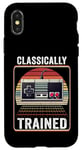 Coque pour iPhone X/XS Funny Gaming Console Classically Trained Retro Gamer Dad