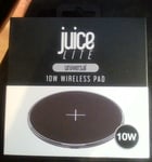 Juice Lite 10W Wireless Charging Pad. Universal. 1m USB-A to USB-C cable. New.