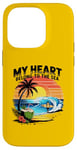 iPhone 14 Pro My Heart Belong To The Sea Beach Lifestyle Case