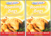 24 LARGE ROASTING BAGS MICROWAVE OVEN COOKING POULTRY CHICKEN TURKEY MEAT FISH