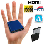 Mini passerelle multimédia Full HD 1080p HDMI TV USB SD disque dur 4Go