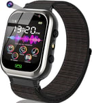 Montre Connectée Enfant Intelligente Two-Way Call Smartwatch Téléphone Sos Jeux Réveil Noir