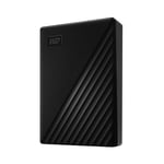 WD 6TB My Passport portable external storage, external hard drive, USB 3.0, portable HDD with software for device management, backup and password protection, works with PC, Xbox &Playstation, Black