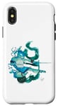 Coque pour iPhone X/XS TMNT x Lily Stock Collection Leonardo Watercolor Art