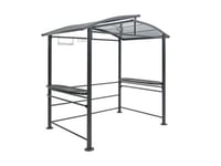 Abri pour barbecue en acier L240 x l150 x H230 cm - EMBERIO