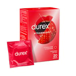 Durex - Préservatifs au goût de fraise 20 pièces