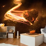 Fototapet - Love Meteorite (Orange) - 100 x 70 cm - Standard