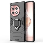 OnePlus 12R 5G - Shockproof Hybrid cover med kickstand - Sort