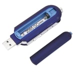 Music MP3 USB Player With LCD Screen FM Radio Voice Memory Card Blue GSA