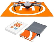 Hensych RC Drone Landing Pad Waterproof PU Portable Foldable Landing Mat for D-J