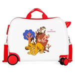 Disney Le Roi Leon Valise pour enfant Blanc 50 x 39 x 20 cm Rigide ABS Fermeture à combinaison latérale 34 l 1,8 kg 4 roues