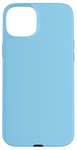 Coque pour iPhone 15 Plus Couleur simple bleu layette