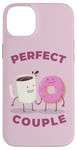 iPhone 14 Plus FUNNY COUPLE THE PERFECT COUPLE COFFEE AND DONUTS PERFECT Case