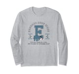 Disney Winnie The Pooh Eeyore Collegiate Sort Of Attached Long Sleeve T-Shirt