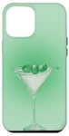 iPhone 15 Plus Summer Green Bow Olive Dirty Martini Cocktail Case