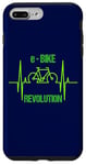 iPhone 7 Plus/8 Plus eBike Revolution Bicycle Electric Heartbeat Funny EKG Pulse Case