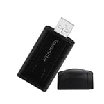 Bluetooth Transmitter, Wireless A2DP 3.5mm Stereo Audio Music Adapter for TV Phone PC Headphone MP3 MP4 (Black)