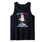 Fuel Your Dreams with Unicorn Power Funny Motivational Tank Top