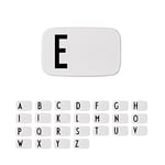 Design Letters Lunch Box Blanc (A-Z) | Cadeau Noel Homme & Cadeau Noel Femme | Parfait comme Boite a Gouter Enfant, Lunch Box Enfant, Adulte | Boite Repas Sans BPA/BPS | Lunch Box Micro ondable 850 Ml