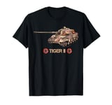 Vintage World War 2 German Tank Tiger 2 WW2 gift T-Shirt