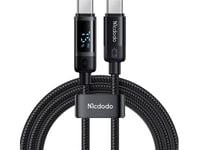 Mcdodo Ca-5780 Usb-C Till Usb-C 60 W Datakabel 1,2 M (Svart)