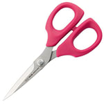 KAI Universal Scissors from the V5000 series in pink - total length 13.5 cm - scissors for crafts, all-round scissors, kitchen scissors - Made in Japan for Professional standard demands