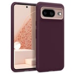 Caseology Nano Pop for Google Pixel 8 Case, [Two Tone Colour], Military Grade Drop Protection, Side Grip Patterns Phone Cover for Google Pixel 8 - Burgundy Bean