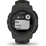 Garmin Instinct 2s - 40 Mm - Graphite - Montre De Sport Avec Bracelet - Silicone - Taille Du Poignet : 112-180 Mm - Monochrome - 32 Mo - Bluetooth, Ant+ - 42 G