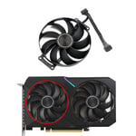 Refroidisseur de carte graphique Tourists,Mini Ventilateur Double OC,GérFor ASUS GeForce,RTX 3060Ti V2,T129215SU,12V,0,5 A,6 Broches,87mm,RTX3060,3060 Ti - Type A Fan