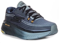 Skechers Max Cushioning Goodyear Mens Trainers Navy Yellow UK 7 - 12