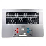 Topcase et clavier Français macbook 15" A1990 Touchbar Gris Sideral 2018/2019