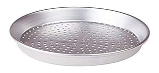 Agnelli Moule Rond à pâtisserie Fond perforé, Alliage alu 3003, ⌀ 32cm, H 3cm