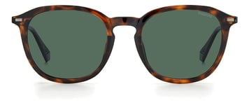 Polaroid Men's Modern Panto Sunglasses, 086/Uc Havana, Taglia unica