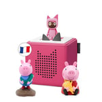 tonies Coffret Toniebox Peppa Pig Rose, 2 Figurines Histoire + 1 Figurine Créatif, boîte à Histoire & Musique pour Enfant 3-7 Ans, conteur d'histoire Robuste & Facile à Utiliser