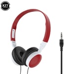 Vin Rouge Casque de jeu filaire avec caisson de basses, qualité sonore Hifi, pliable, Portable, prise 3.5mm, pour Pc, hôte de jeu, tous les Smartphones, nouveau ""Nipseyteko