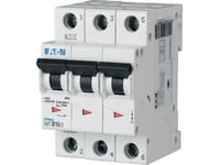 Eaton Automatisk Säkring, 4-Polig, 16A, C-Karaktäristik, 10 Ka, 400 V, Bredd 4 Moduler