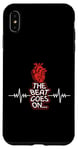 iPhone XS Max The Beat Goes On Wear Red For Heart Disease Awareness Case