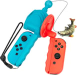 Canne À Pêche Pour Nintendo Switch/Switch Oled, Manette Joycon Accessoires Kit De Jeu De Pêche Compatibles Avec Nintendo Switch Legendary Fishing, Fishing Star World Tour, Bass Pro Shops