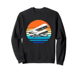 Retro Vintage Radio Controlled Plane RC Plane Pilot Sweatshirt