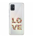 Coque Galaxy S20 PLUS love fleur multi transparente