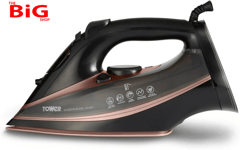 T22013  Ceraglide  Steam  Iron ,  Ceramic  Sole  Plate ,  3100  W ,  Rose  Gold