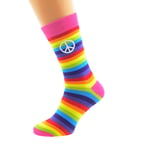 Ban the Bomb Sign Rainbow Design Socks Adult Socks UK 5-12 X6N550