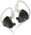 Kz Zsn Pro X ¿¿couteurs Intra-Auriculaires, 1Ba Et 1Dd - Avec Cable D¿¿tachable ¿¿ 2 Broches De 0,75 Mm - Noir, Sans Micro\U2026