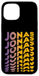 iPhone 15 Jonas Tie Dye Groovy Hippie 60s 70s, Name Jonas Case