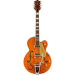 G6120TGQM-56 Quilt Classic Signature Chet Atkins LTD Orange Stain Lacquer