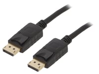 Cable DisplayPort 1.2 male des deux cotes 10m - noir