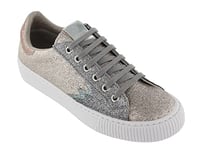 Victoria Mixte Adulte Deportivo Glitter APLICACIÓN Baskets, Or (Platino), 39 EU