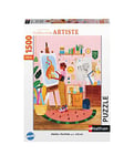 Nathan - Puzzle 1500 pièces - Atelier d'artiste - Laura Lhuillier - Adultes et enfants dès 14 ans - Puzzle de qualité supérieure - Collection Artiste - 87297